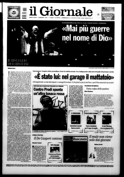 Il giornale : quotidiano del mattino